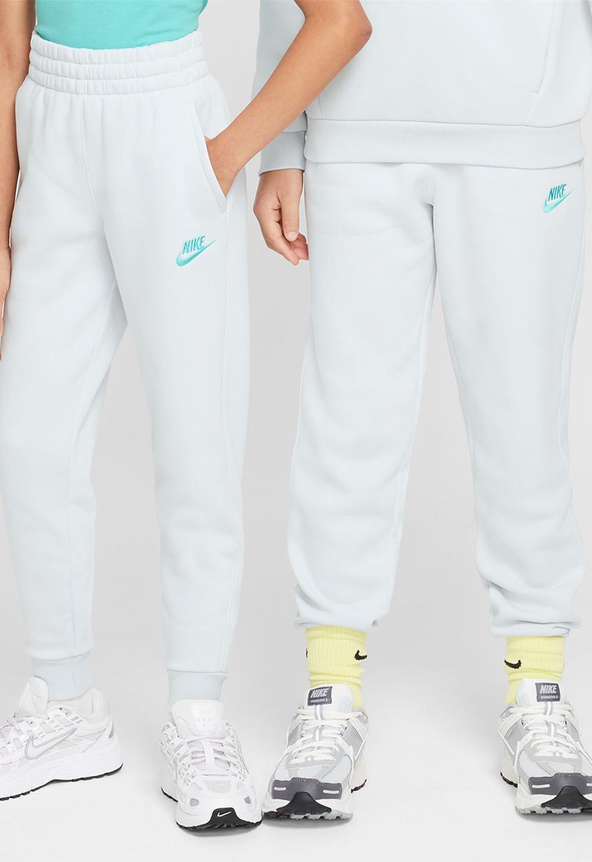 Nike - K Nsw Club Flc Jggr Lbr-Photon Dust/Dynamic Turq