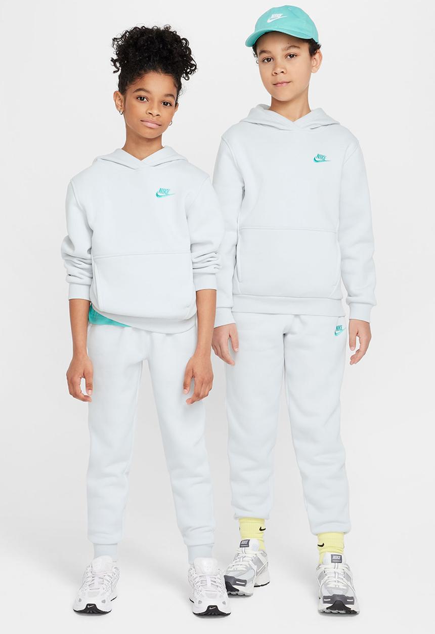 Nike - K Nsw Club Flc Jggr Lbr-Photon Dust/Dynamic Turq