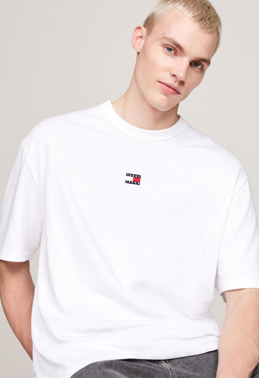 Tommy Hilfiger - Tjm Rlx Badge Tee - White