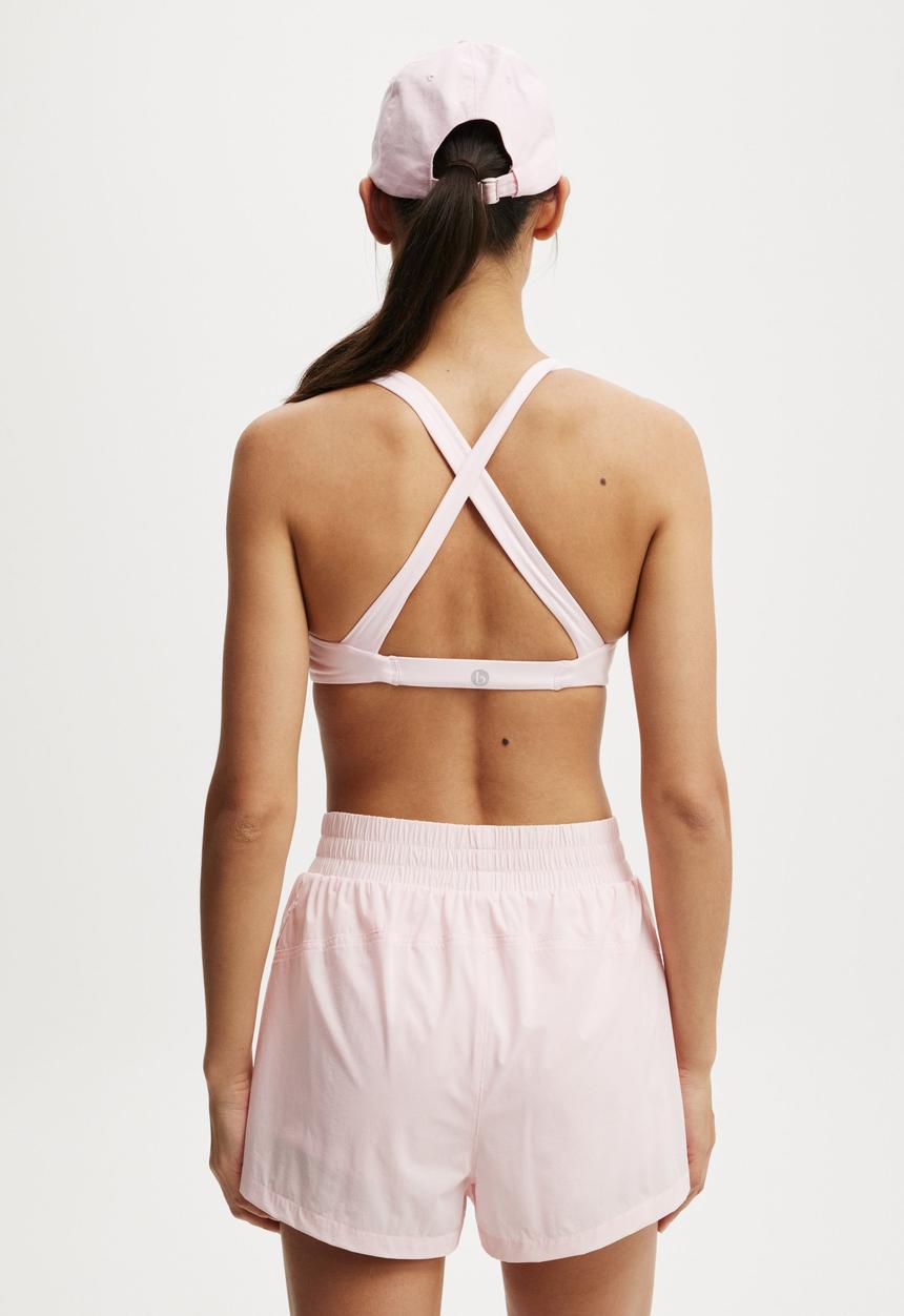 Cotton On - Ultra Soft Curved Hem Crop - Pink Icing