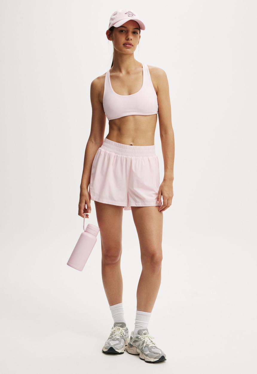 Cotton On - Ultra Soft Curved Hem Crop - Pink Icing