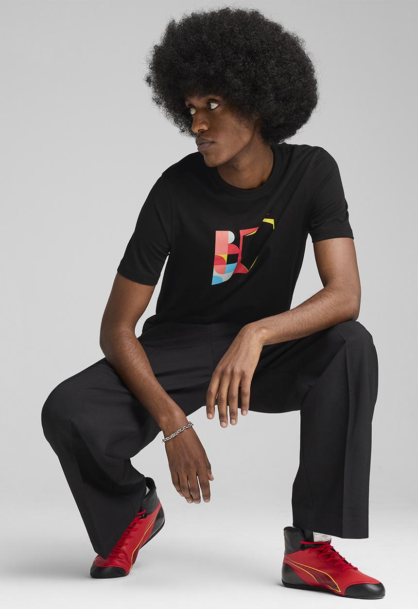 PUMA - Ferrari Race Big Shield Tee - PUMA Black