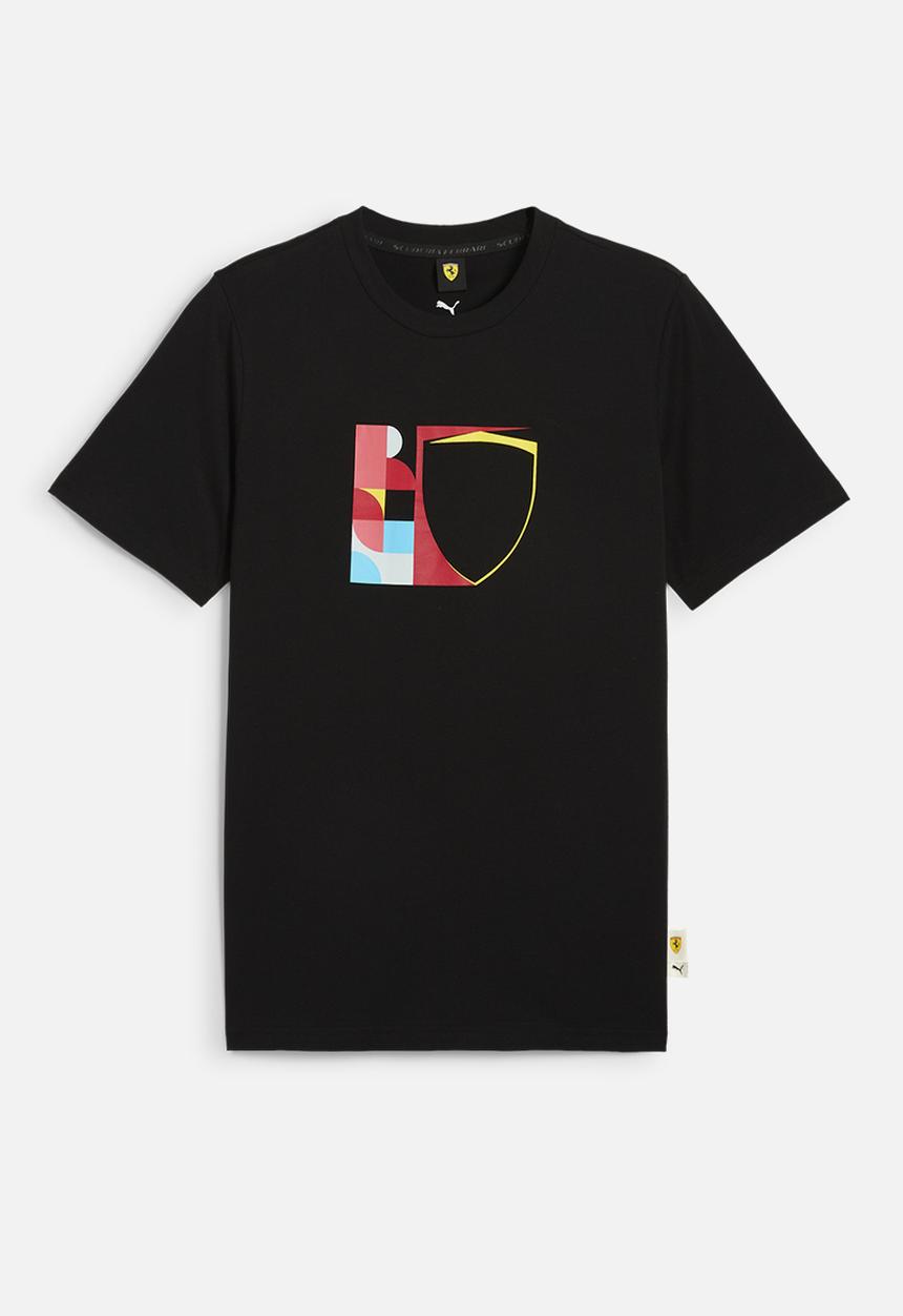 PUMA - Ferrari Race Big Shield Tee - PUMA Black