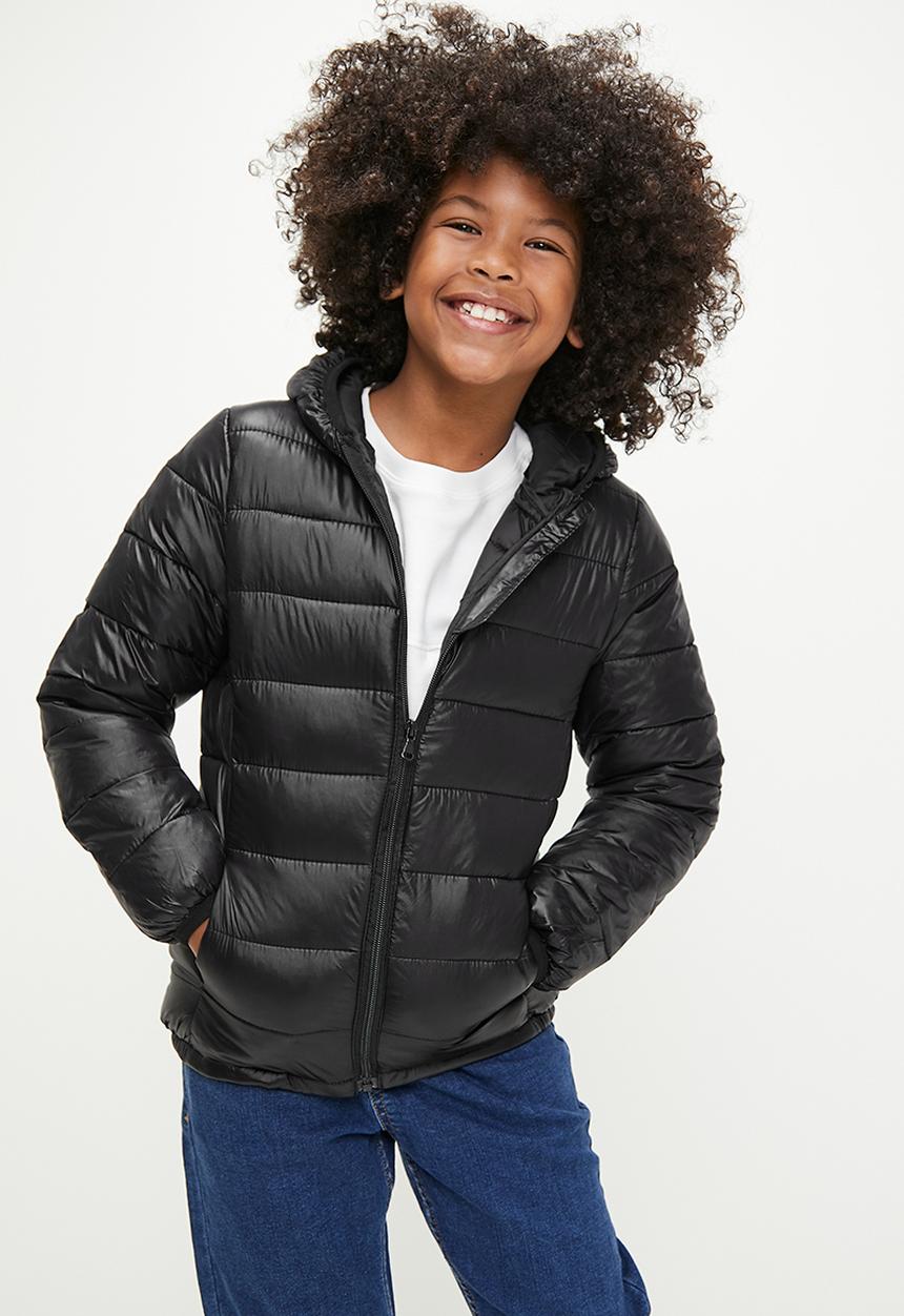 Pop Candy - Hooded puffer jacket - black