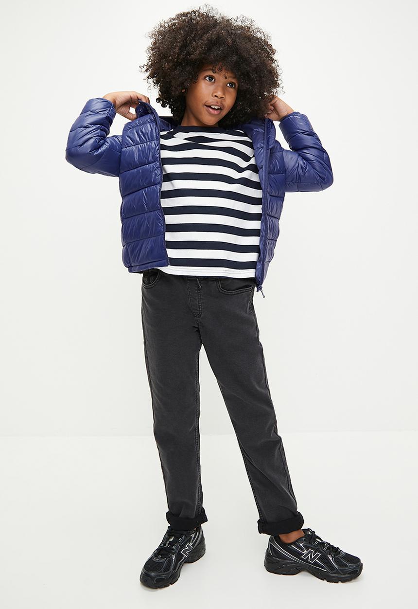 Pop Candy - Hooded puffer jacket - royal blue