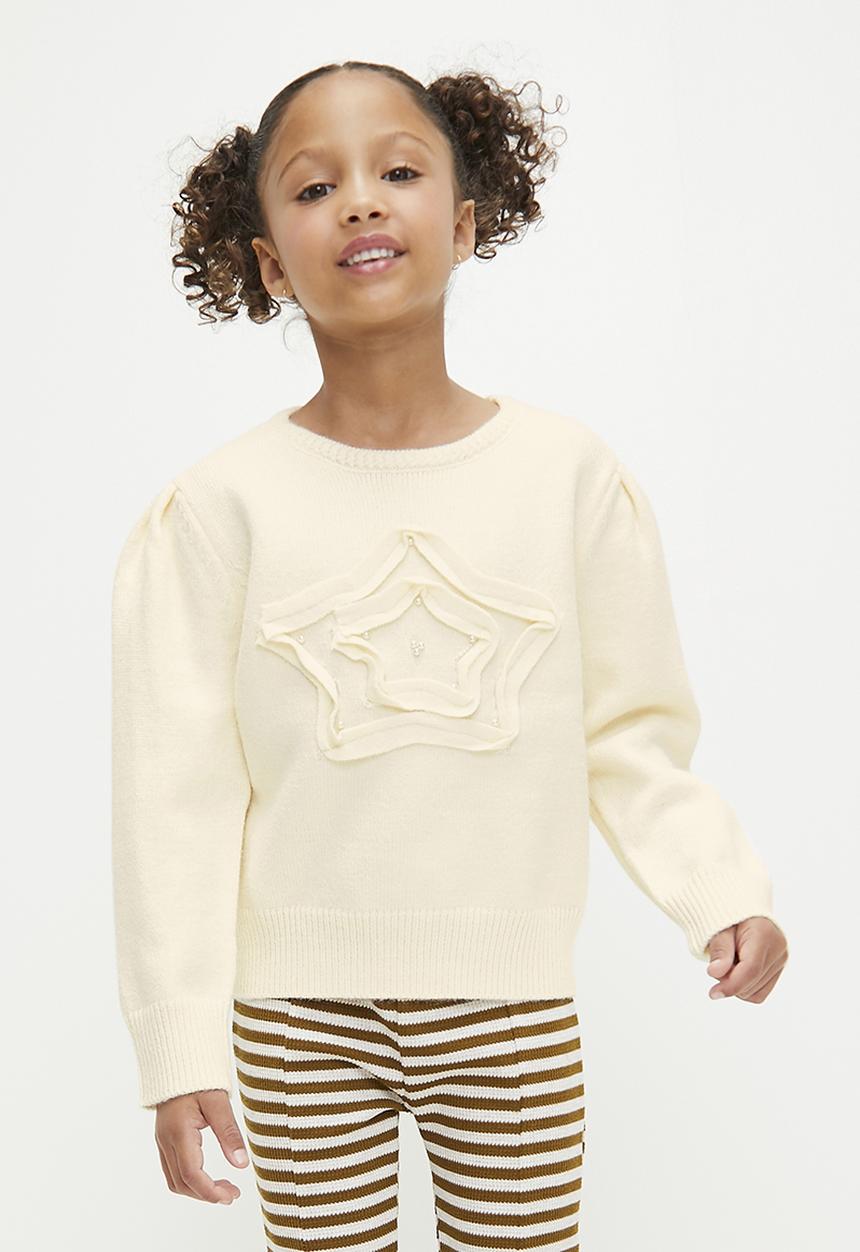 Pop Candy - Applique sweater - off white