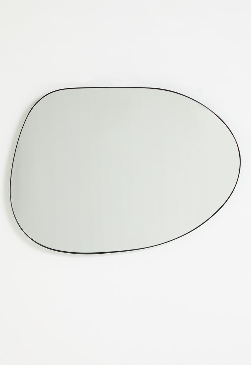Sixth Floor - Organic Shaped Mirror - Black 