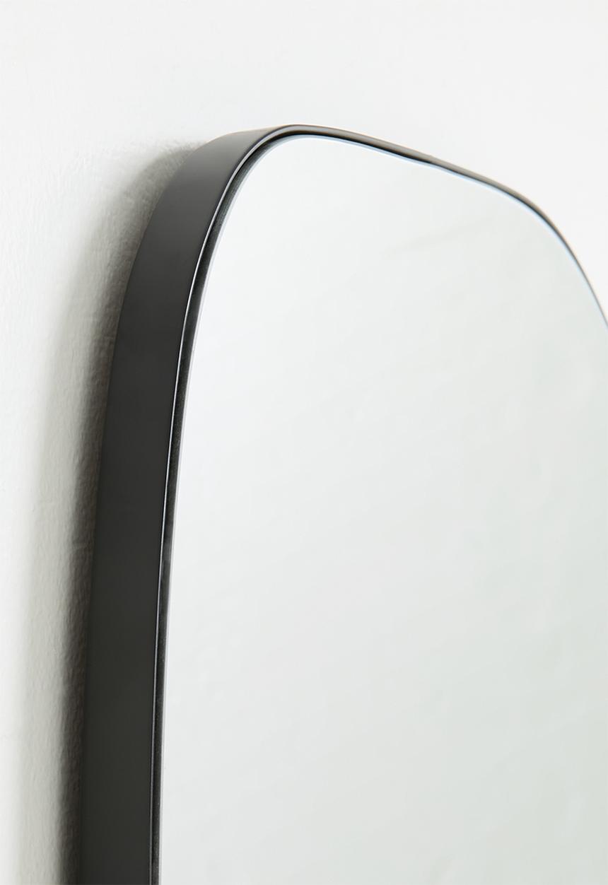 Sixth Floor - Organic Shaped Mirror - Black 