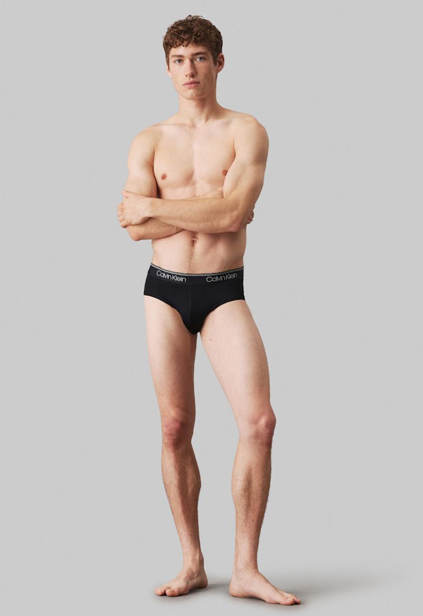 Calvin Klein - Hip Brief 3 Pack - Black