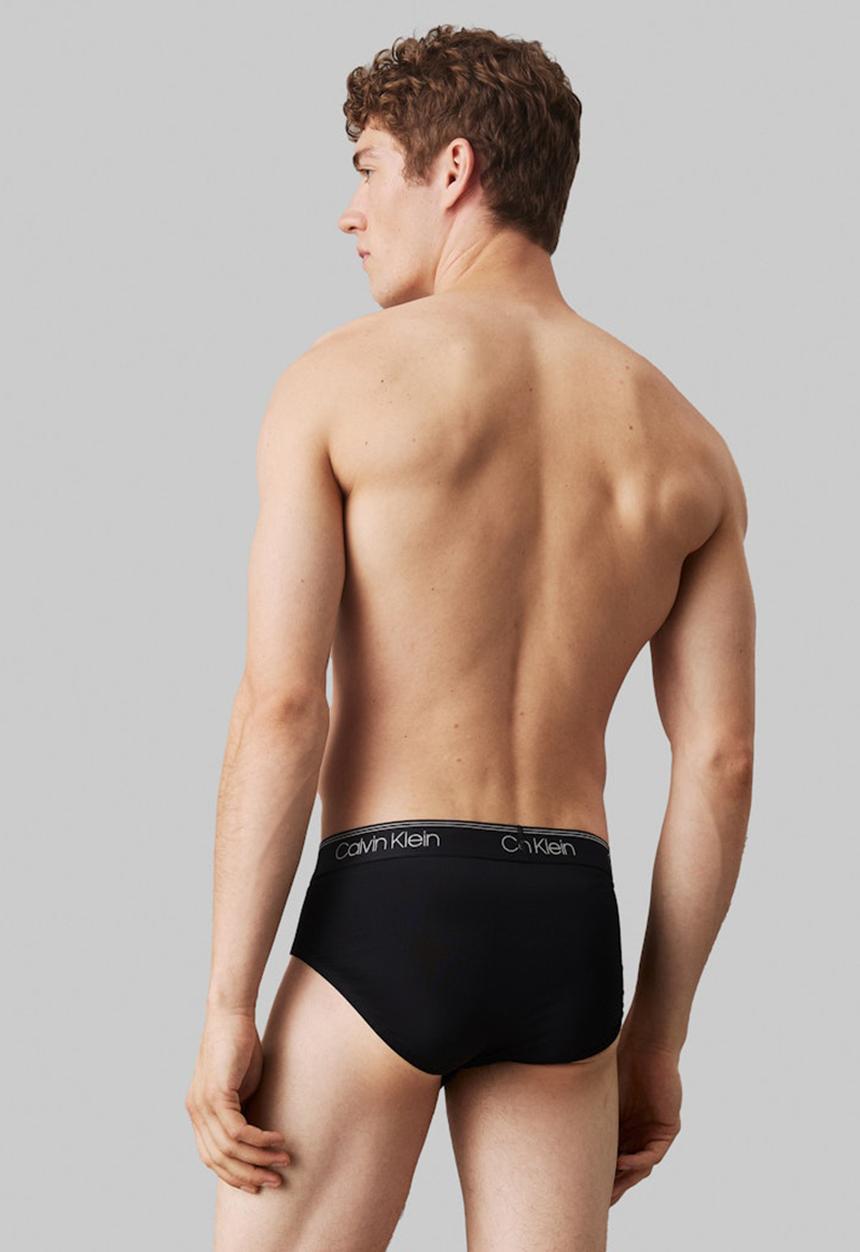 Calvin Klein - Hip Brief 3 Pack - Black