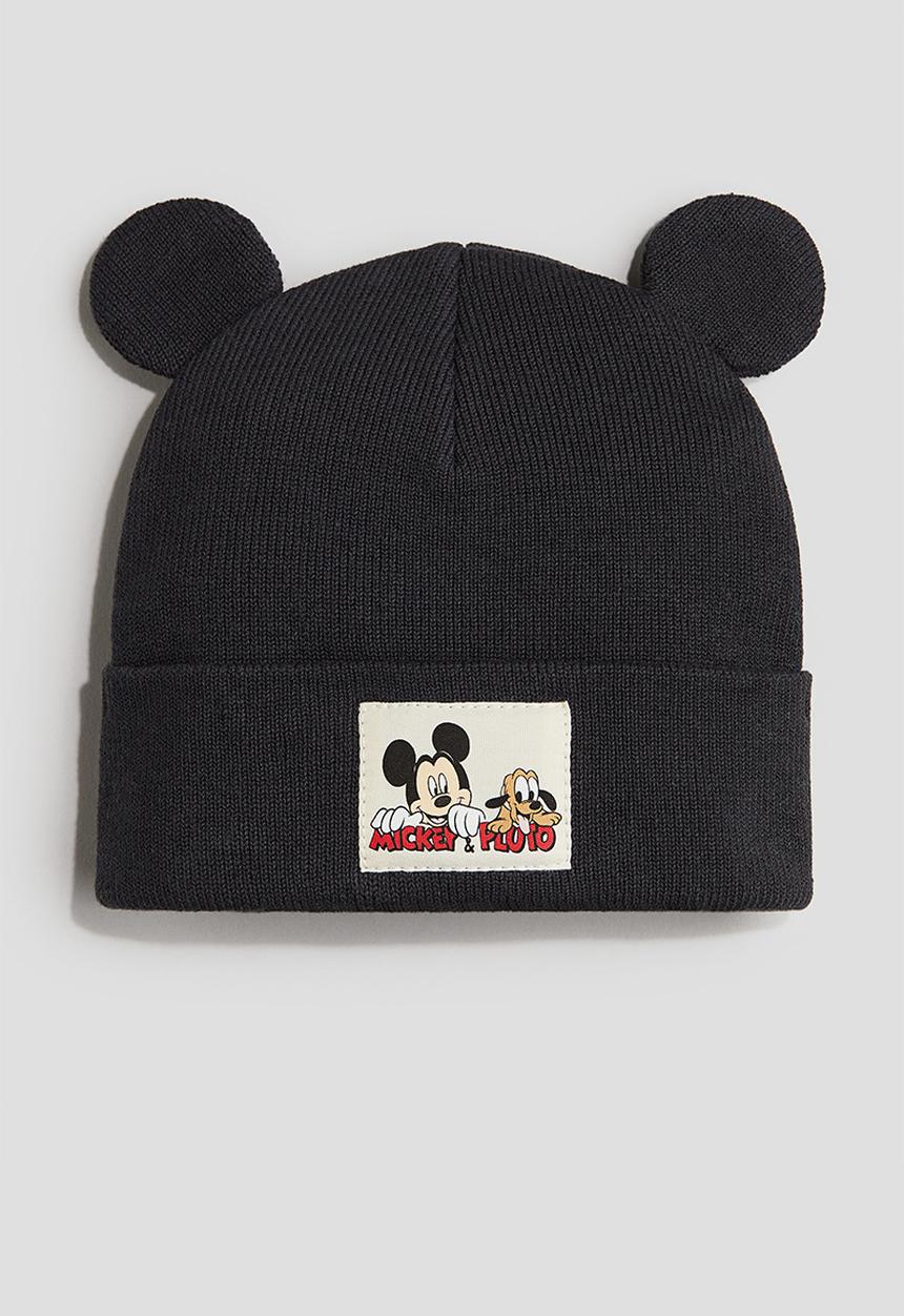 H&M - Appliquéd beanie - black
