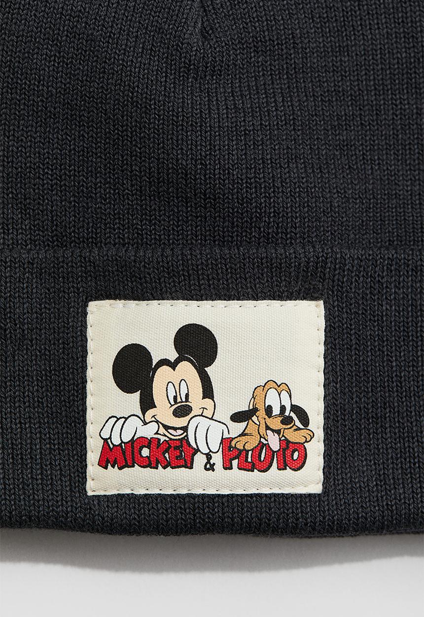 H&M - Appliquéd beanie - black