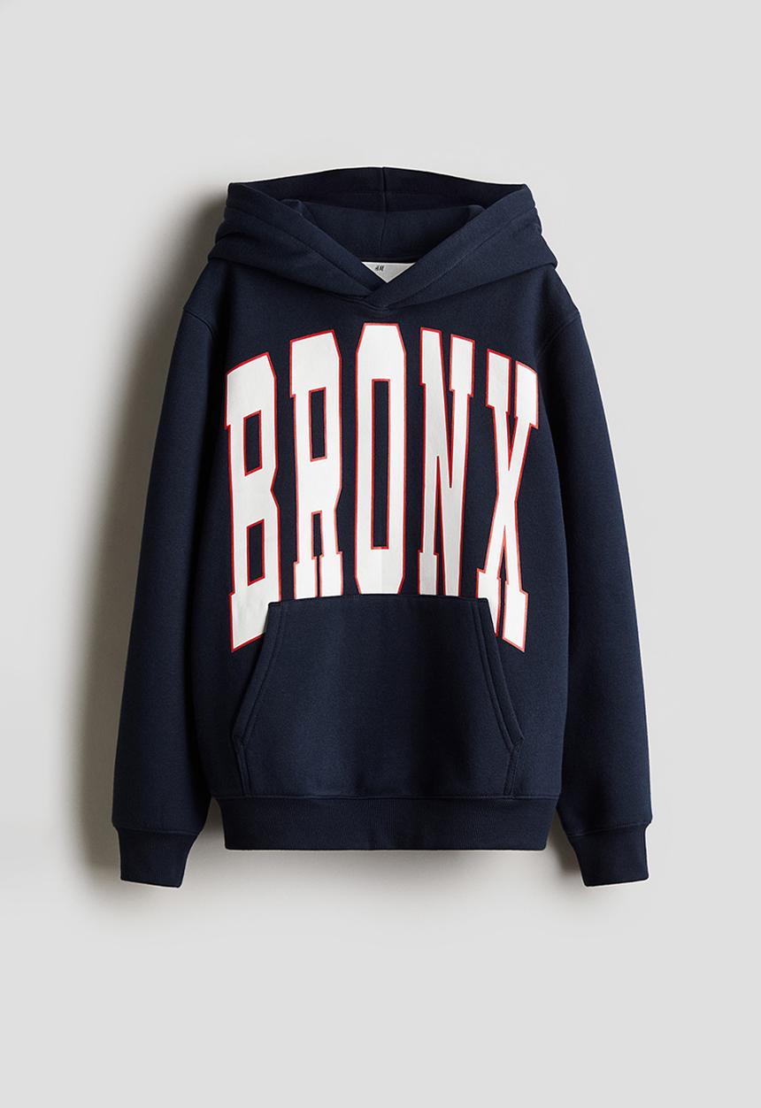 H&M - Hoodie - navy blue/bronx 