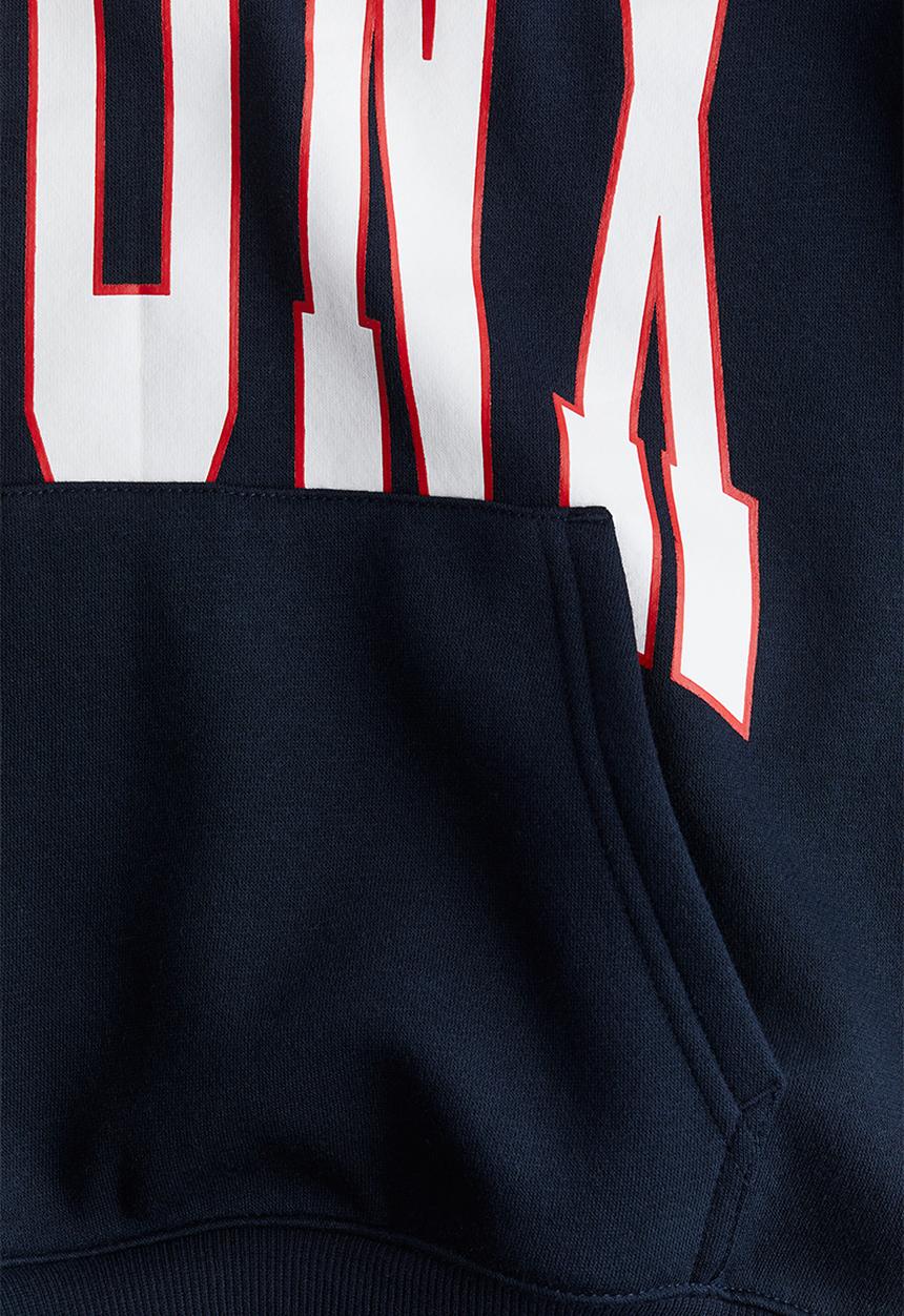 H&M - Hoodie - navy blue/bronx 