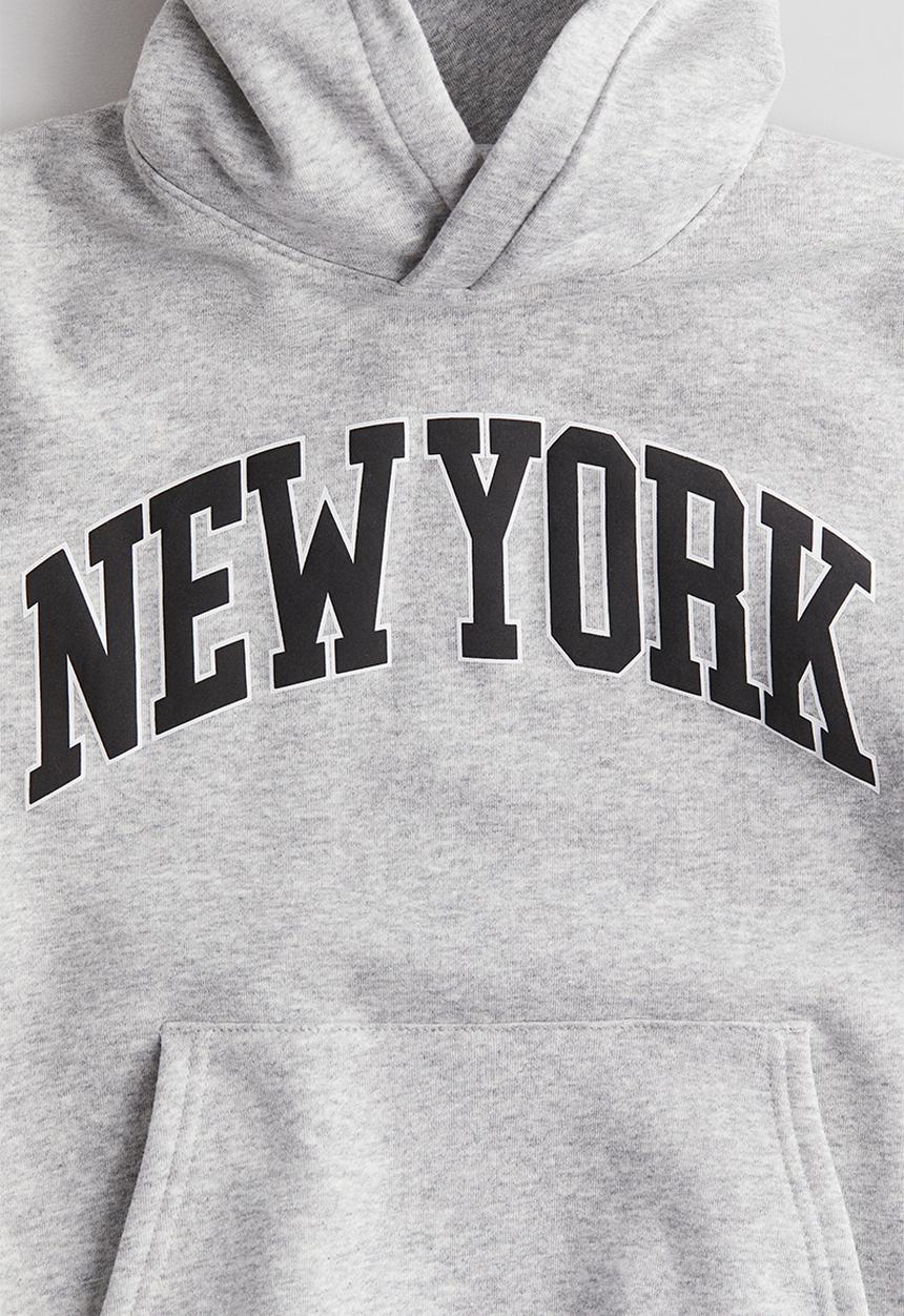 H&M - Hoodie - light grey/new york