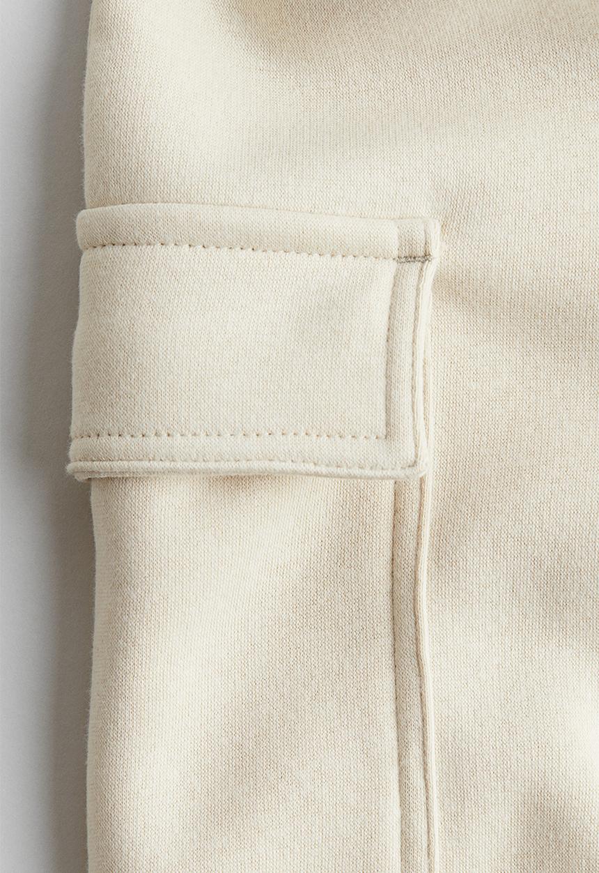 H&M - Cargo joggers - creme