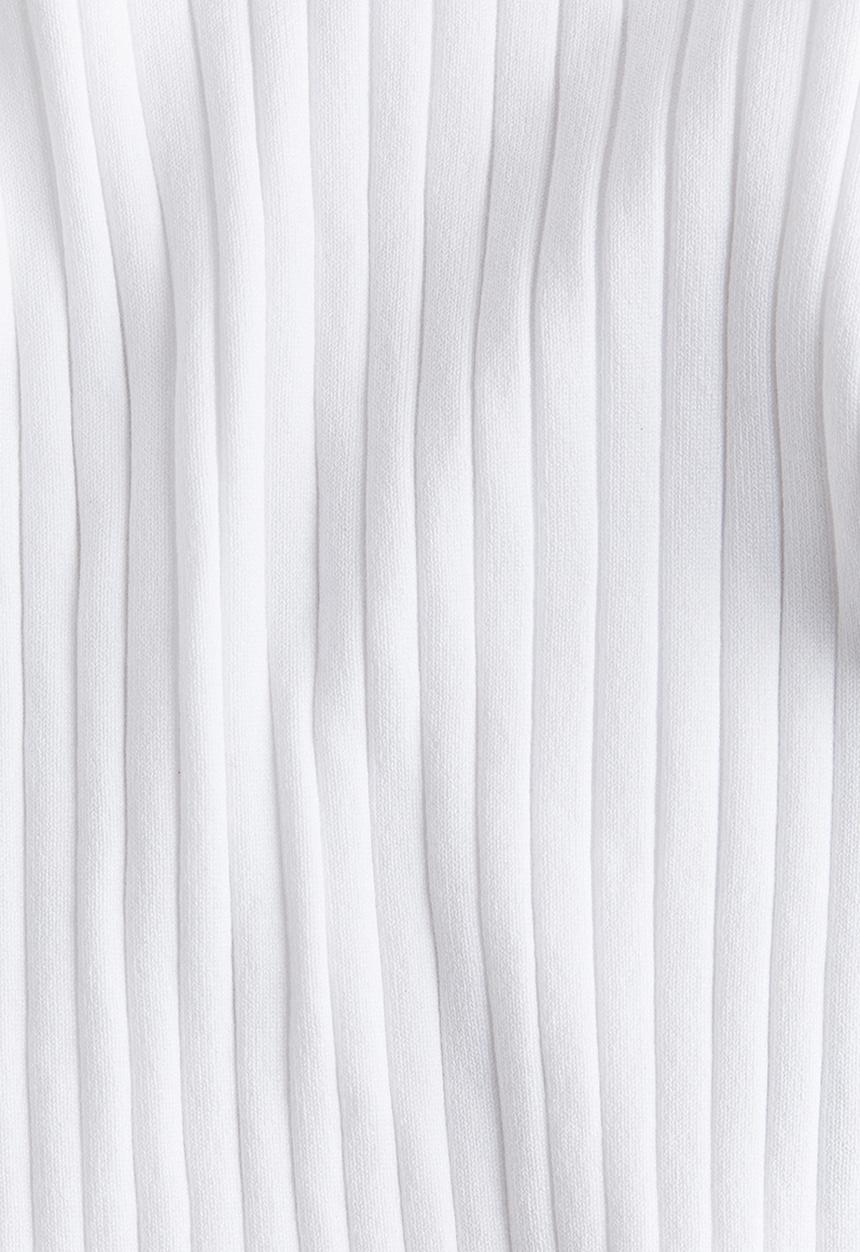 H&M - Rib-knit top - white
