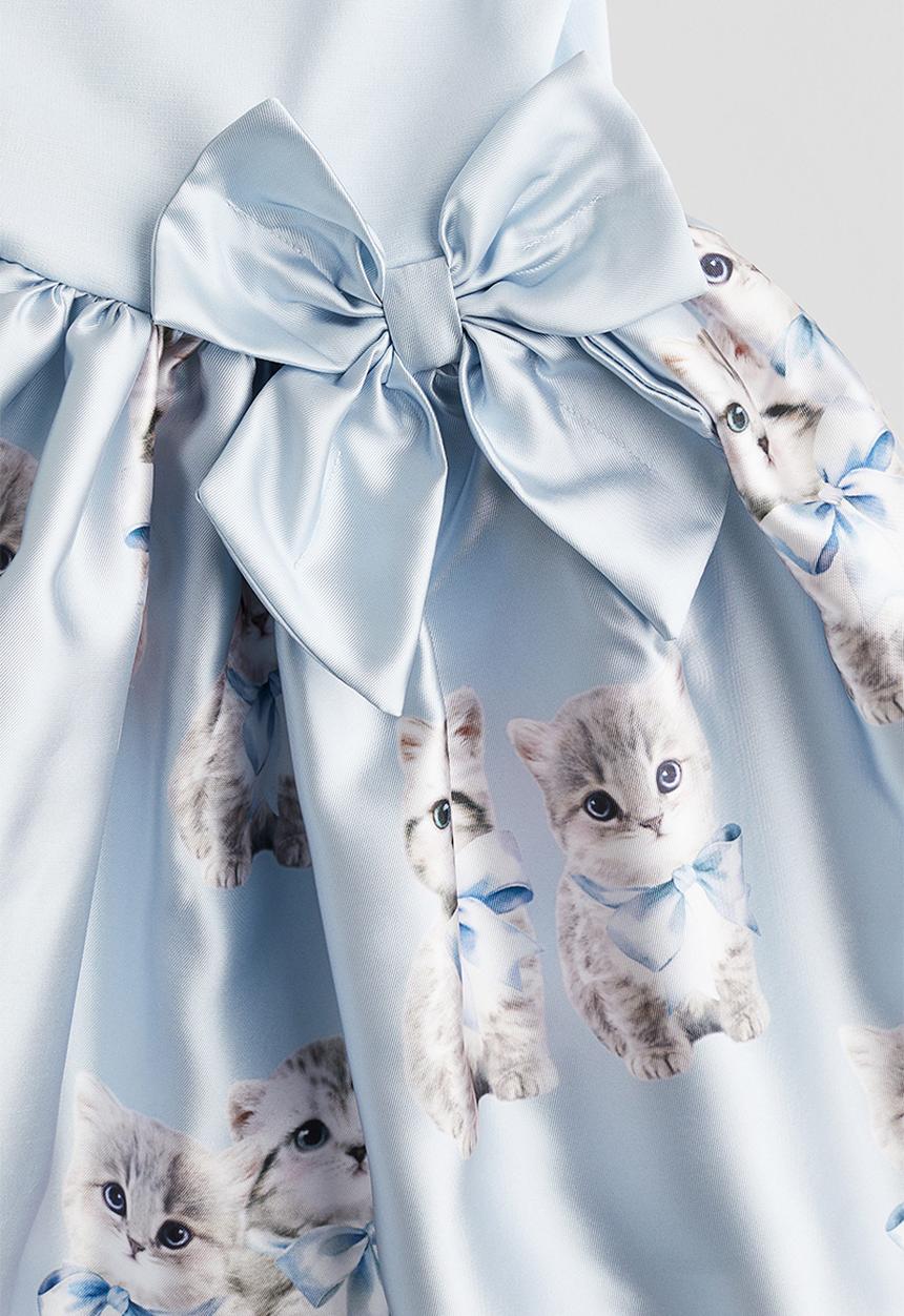 H&M - Flared-skirt dress - blue,multi