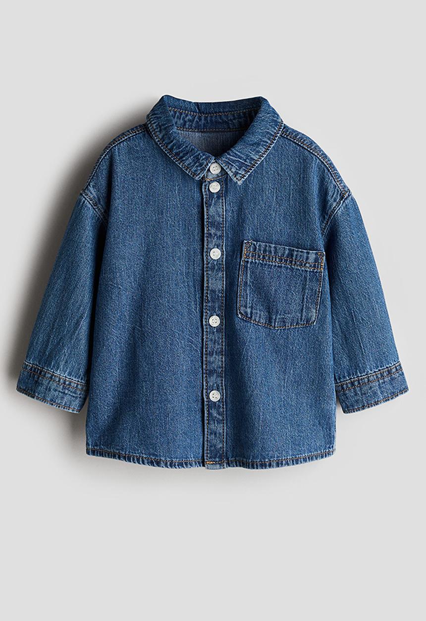 H&M - Denim shirt - denim blue