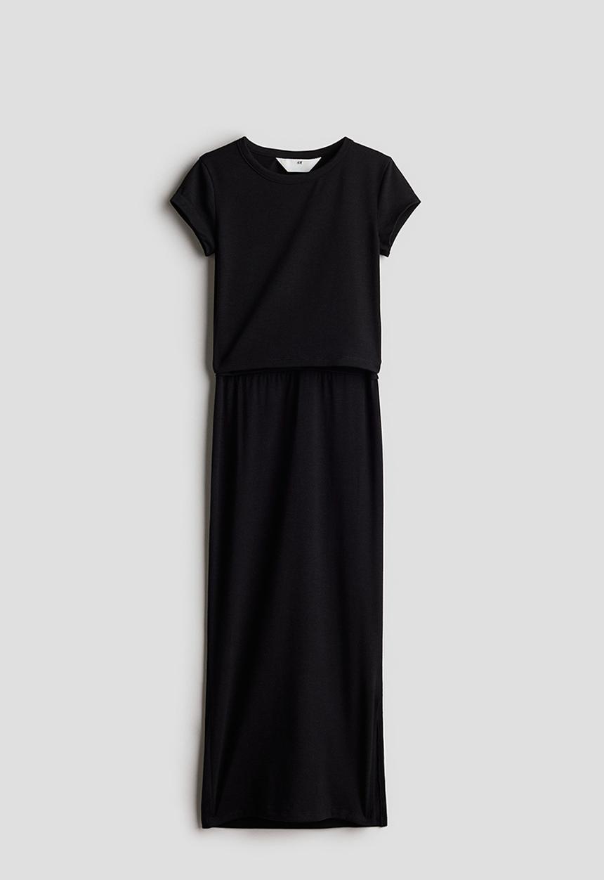 H&M - 2 Piece T-shirt and skirt set - black