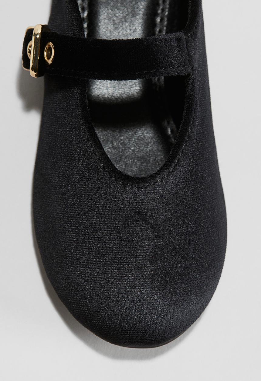 H&M - Mary jane ballet pumps - black
