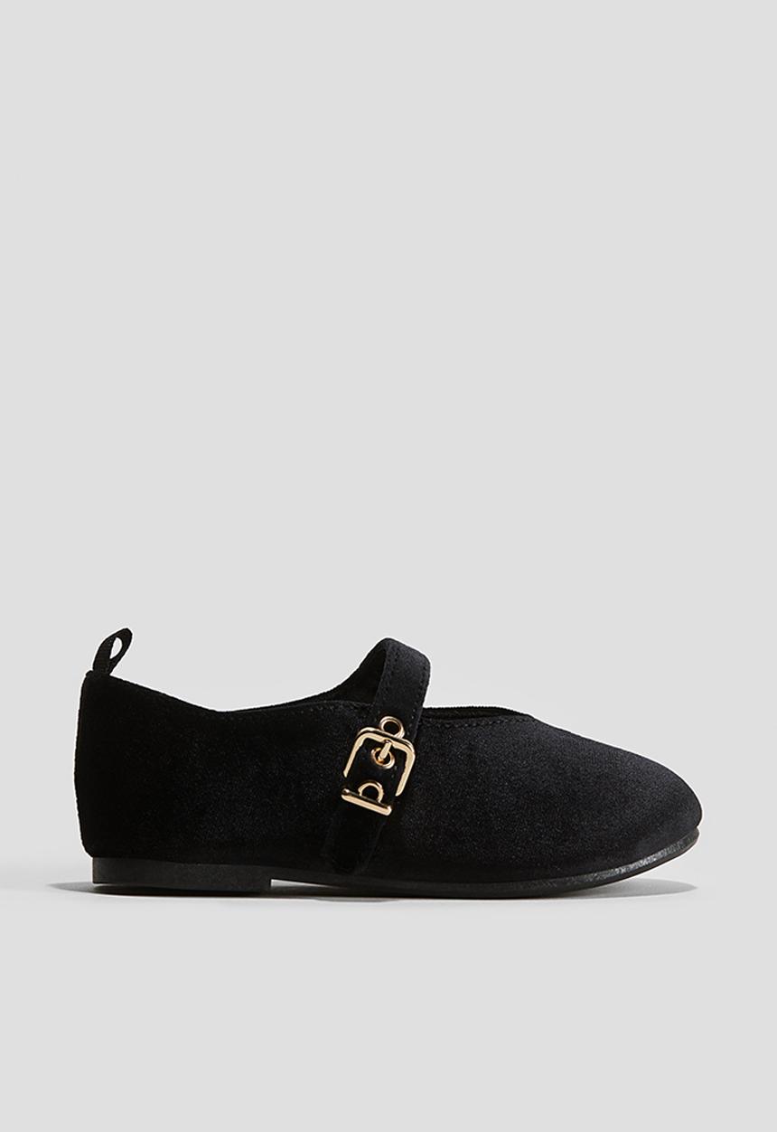 H&M - Mary jane ballet pumps - black