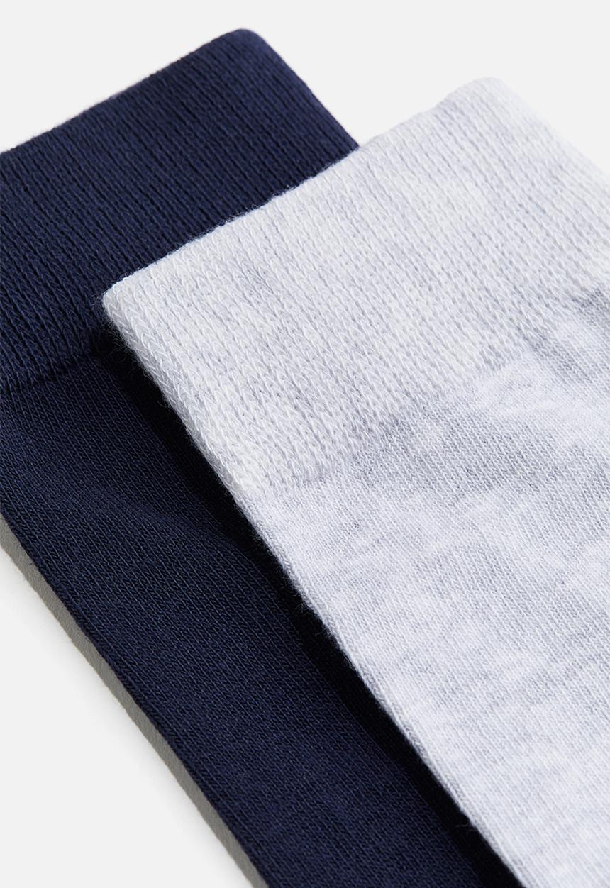 H&M - 5-Pack socks - navy blue & grey marl