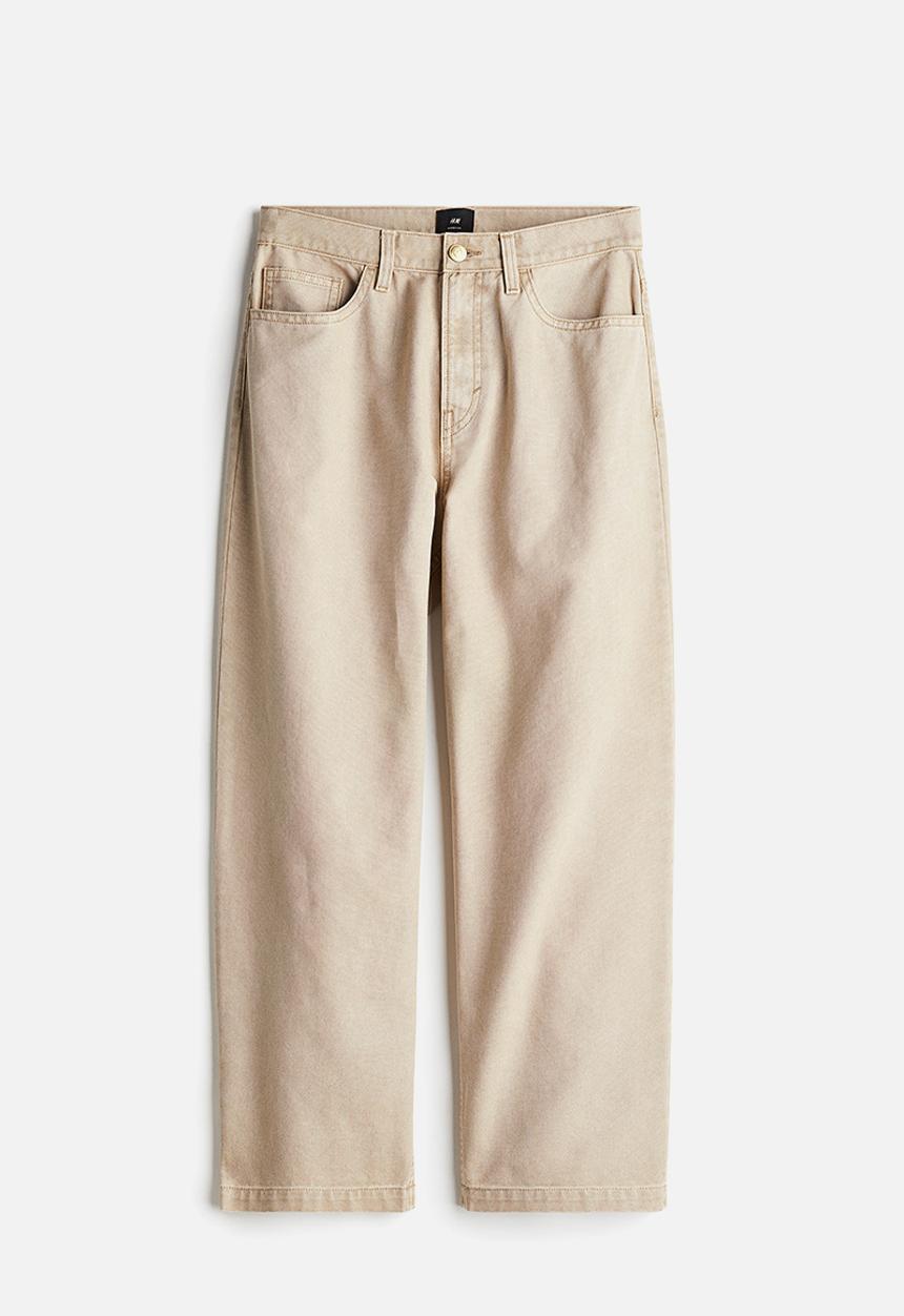 H&M - Baggy canvas trousers - beige