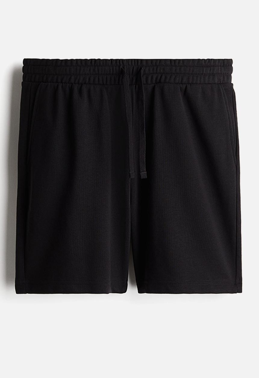 H&M - Regular fit sweatshorts - black