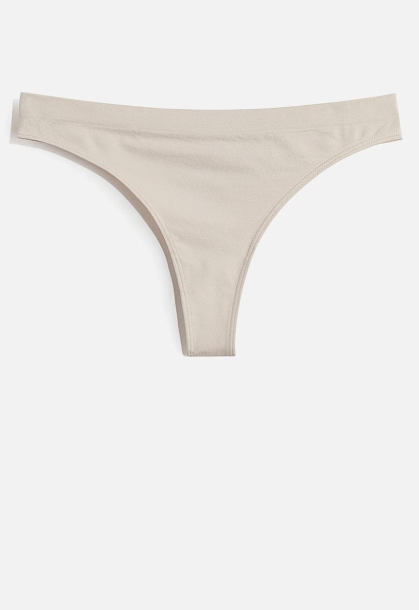 H&M - 5-Pack seamless thong briefs - light blue/navy blue
