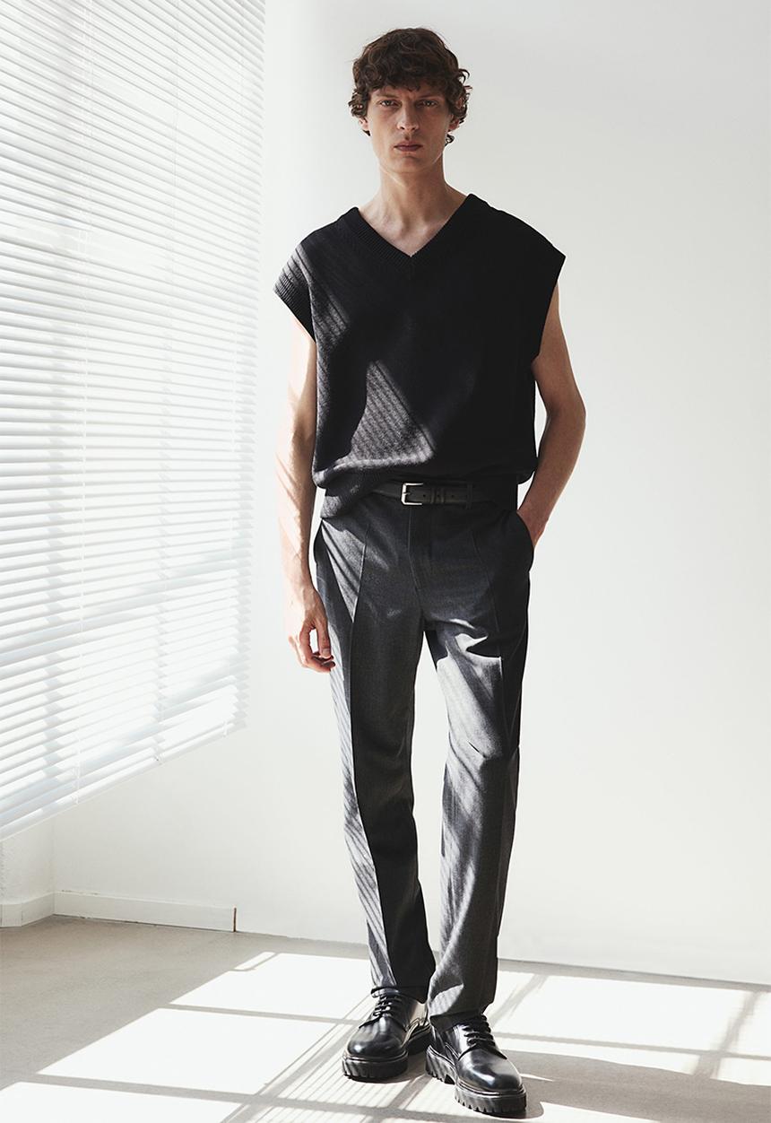 H&M - Regular fit suit trousers - dark grey