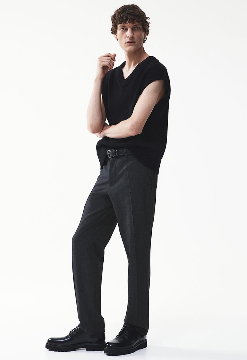 H&M - Regular fit suit trousers - dark grey