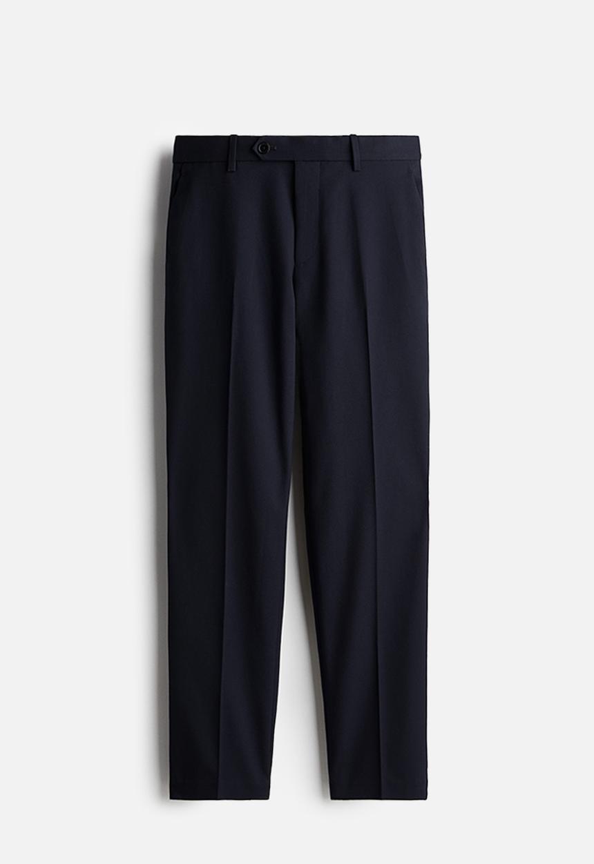 H&M - Regular fit suit trousers - navy blue