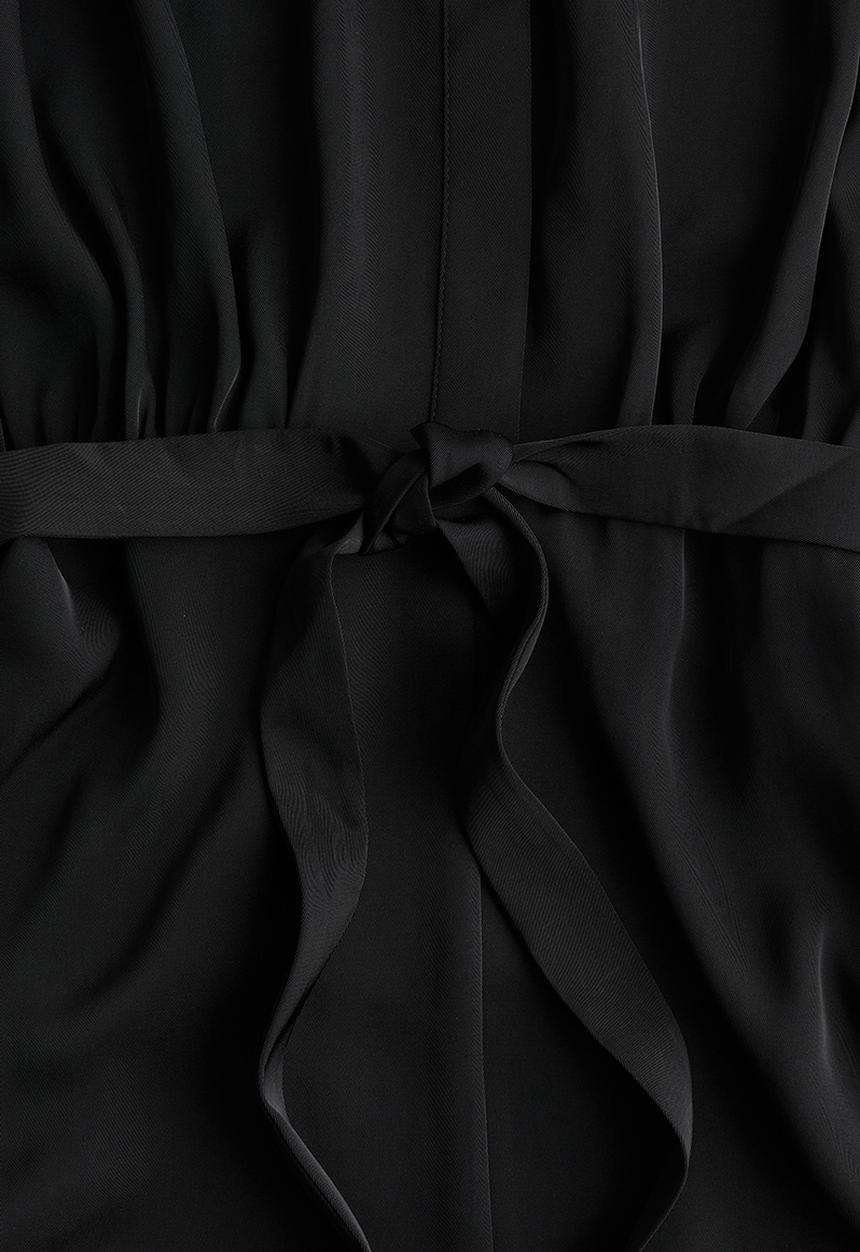 H&M - Tie-belt dress - black