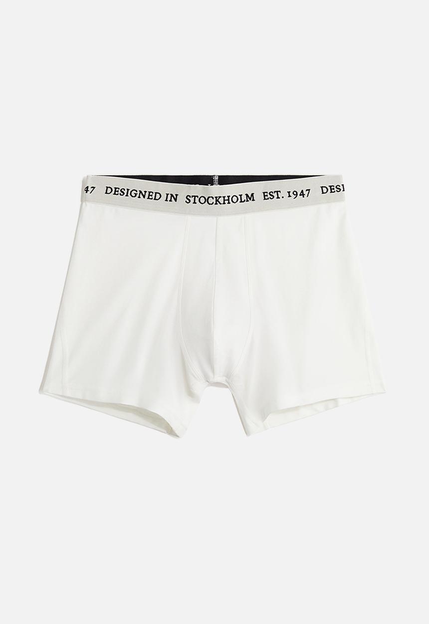 H&M - 3-pack mid trunks lycra® xtra life™ - white,multi