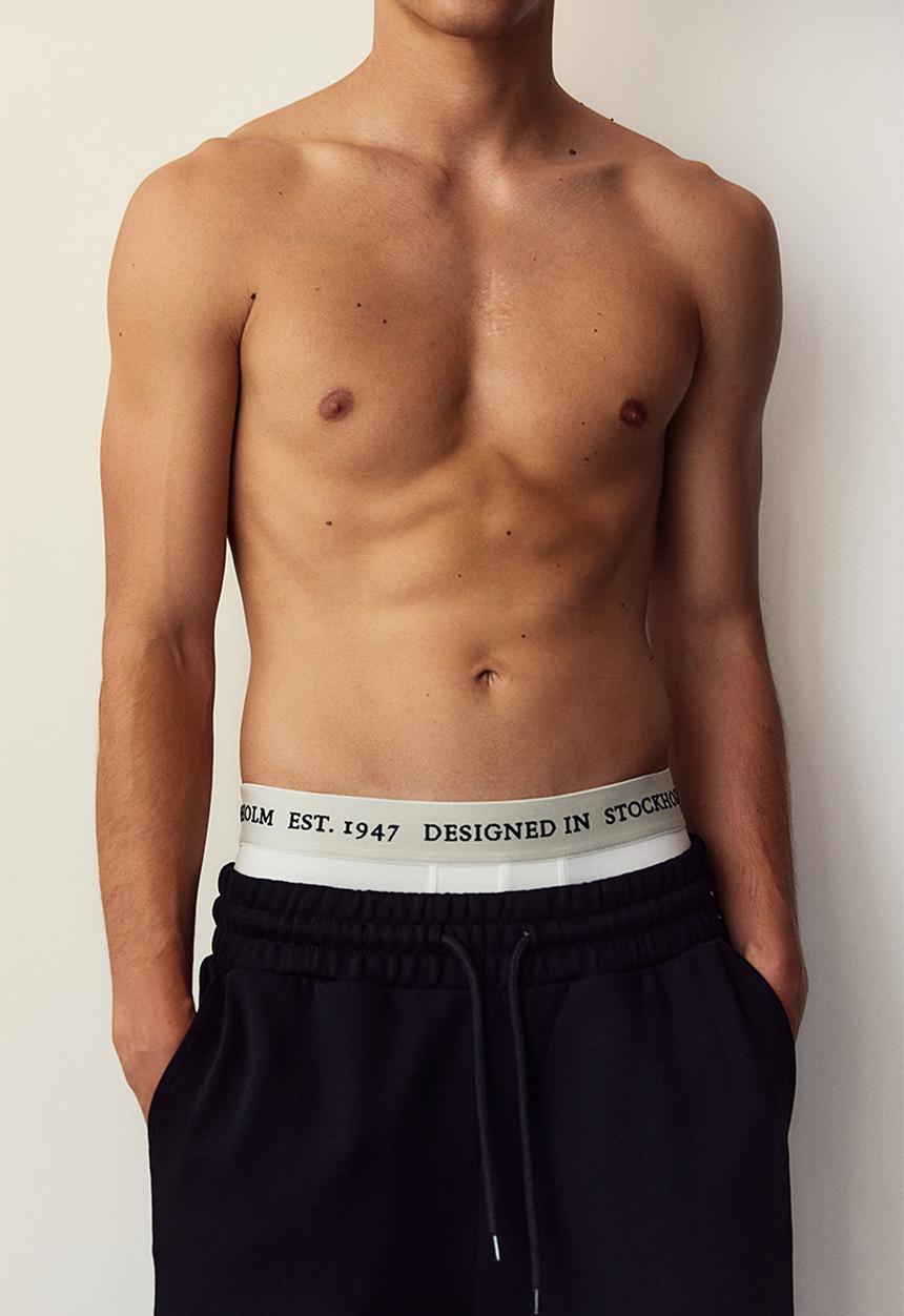 H&M - 3-pack mid trunks lycra® xtra life™ - white,multi