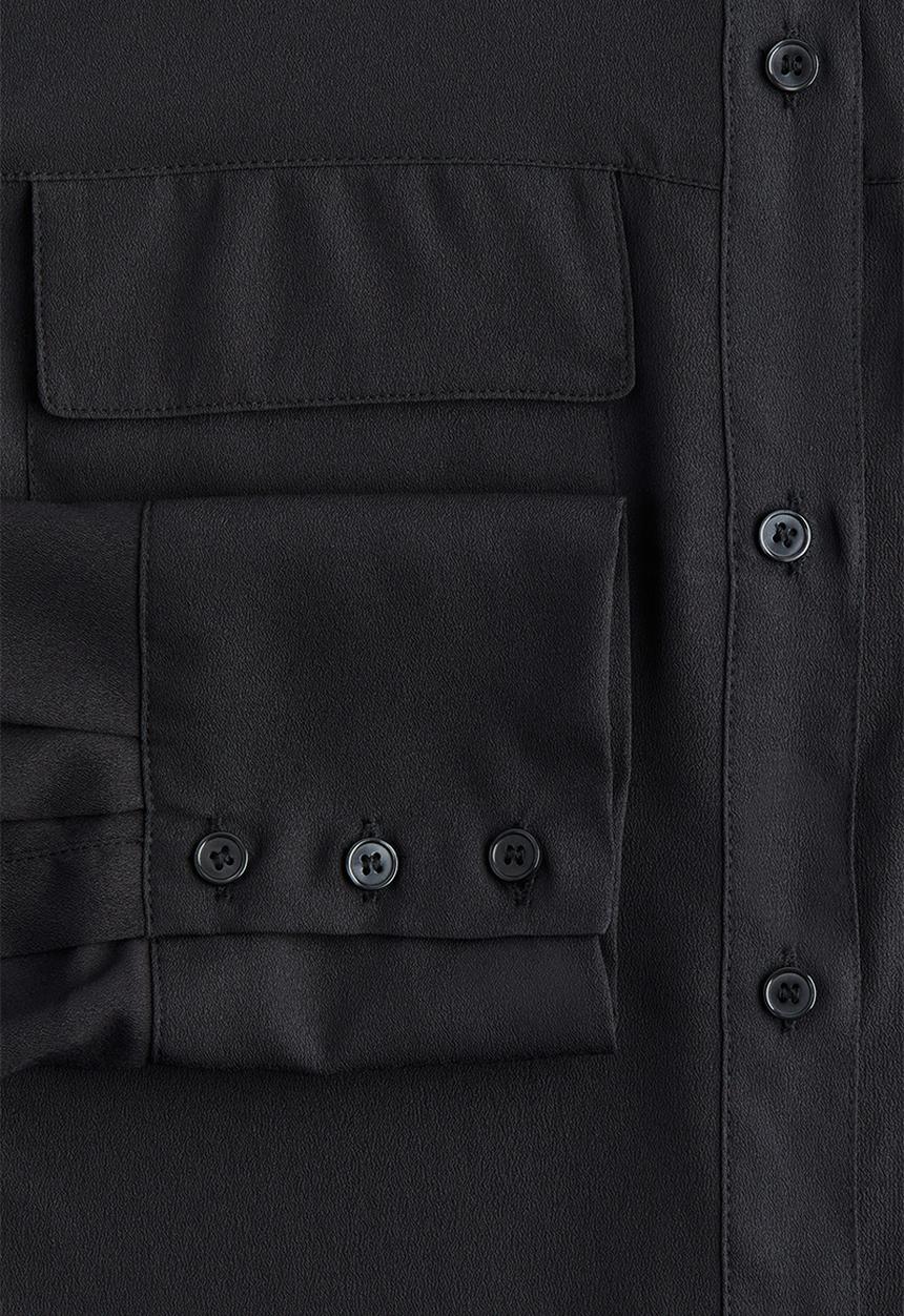 H&M - Crêpe shirt - black