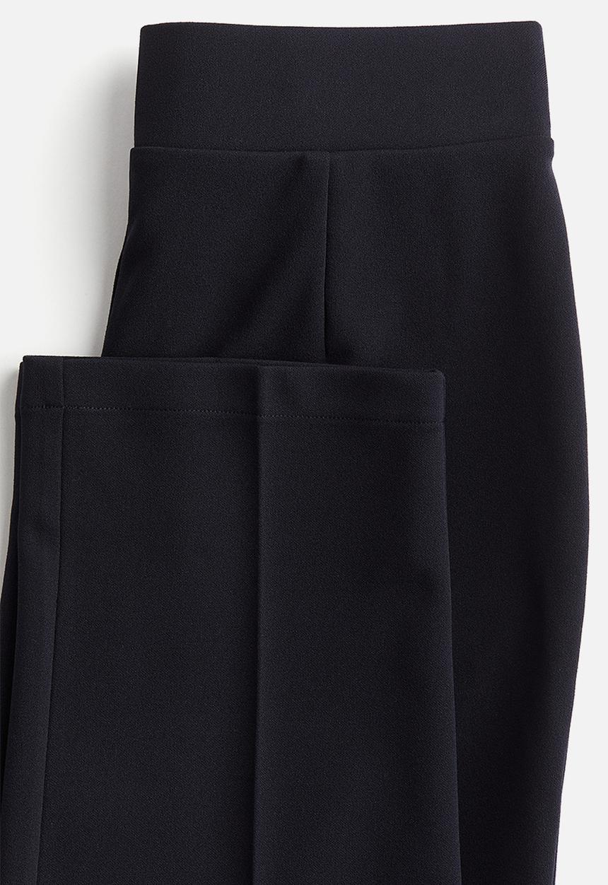 H&M - Tapered jersey trousers - navy blue