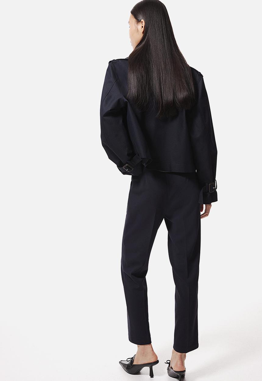 H&M - Tapered jersey trousers - navy blue