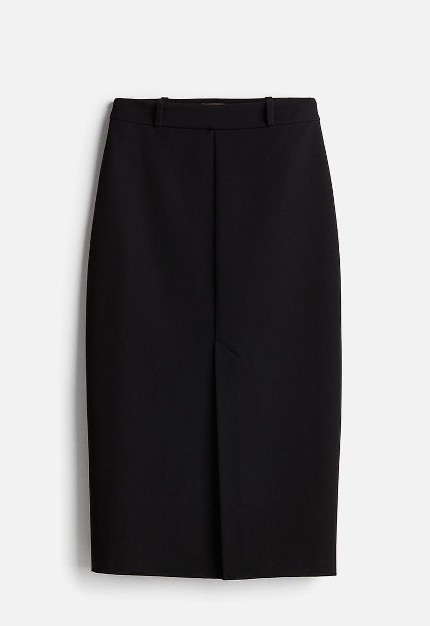 H&M - Twill pencil skirt - black