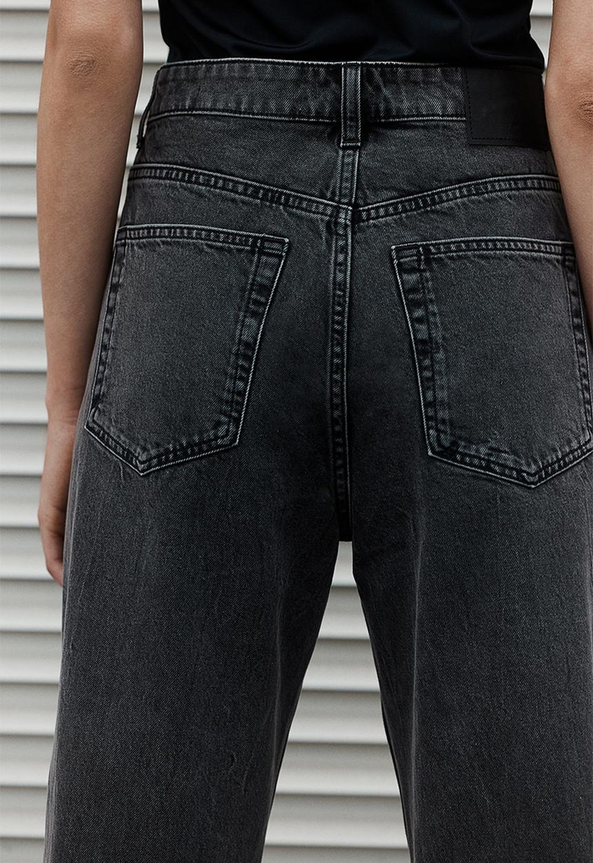 H&M - Wide high jeans - black