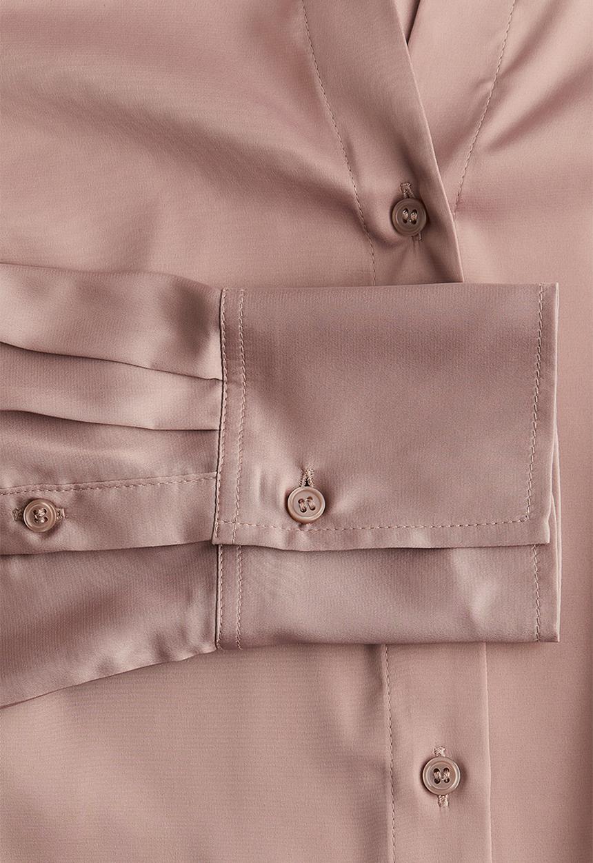 H&M - V-neck blouse - old rose