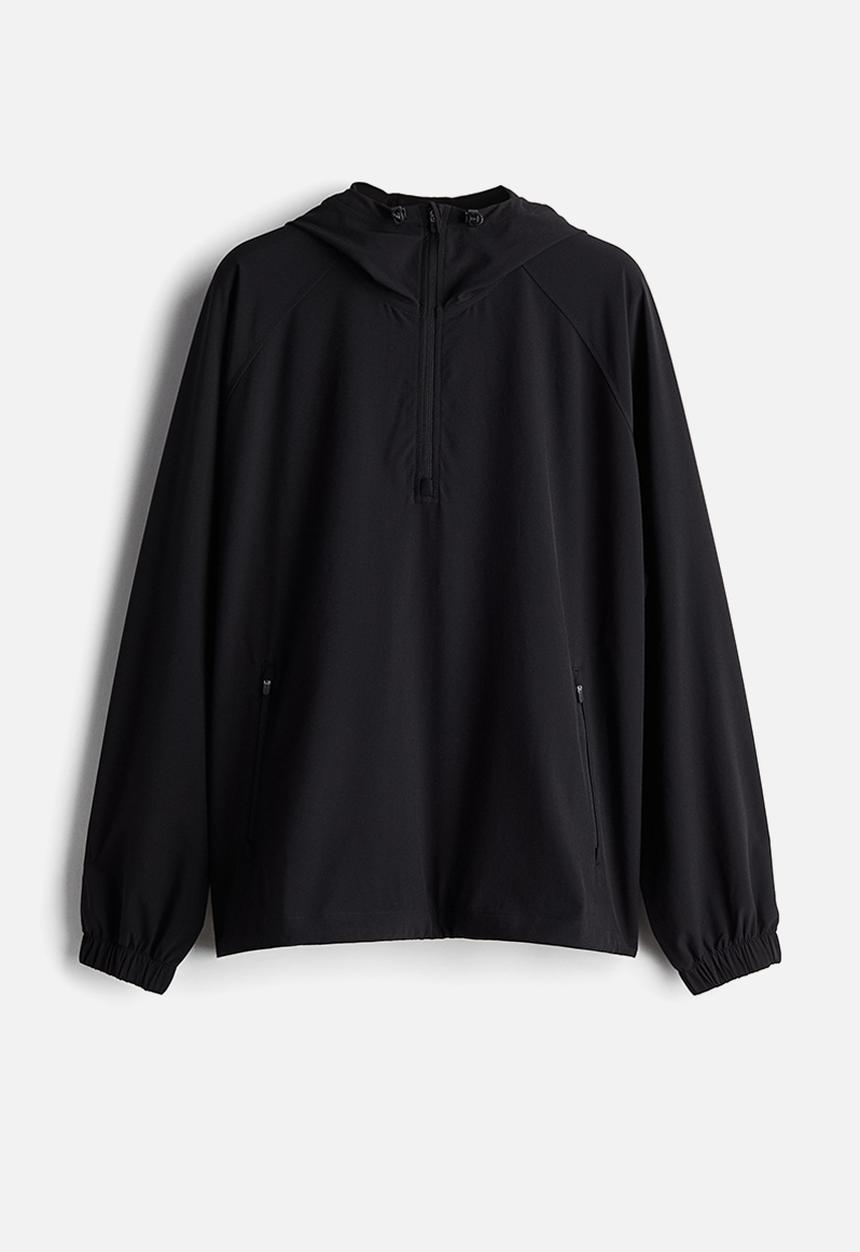 H&M - Running popover jacket in drymove™ - black