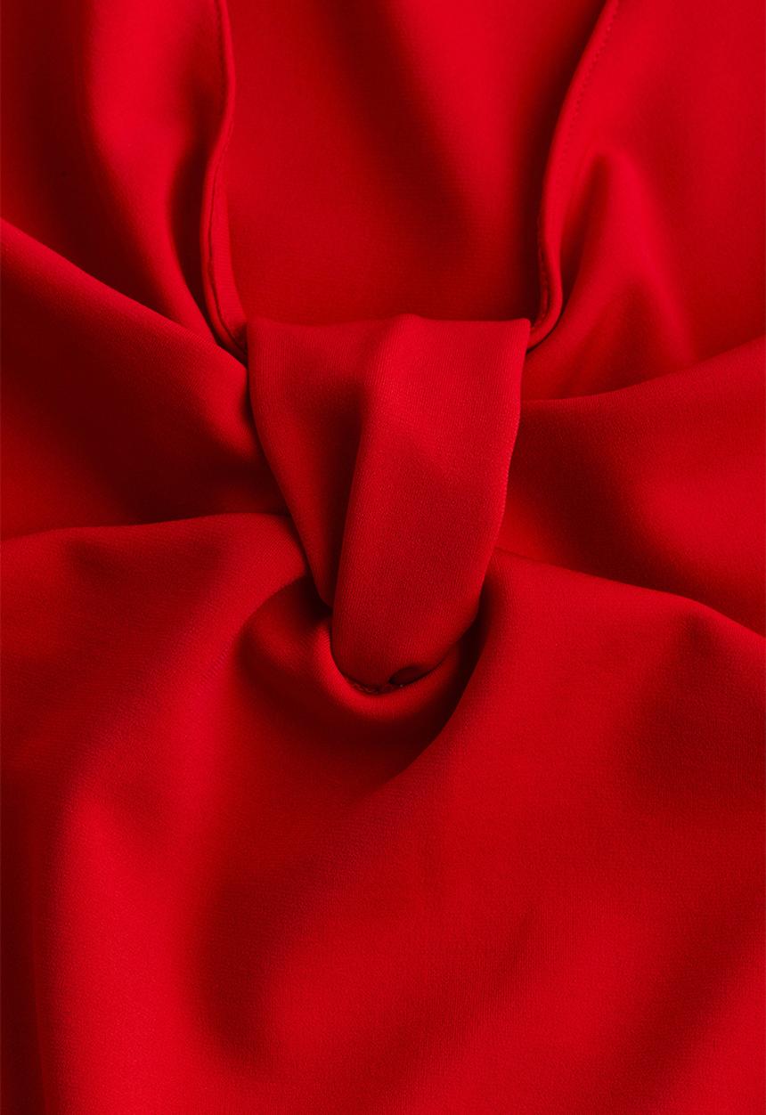 H&M - Knot-detail vest top - red