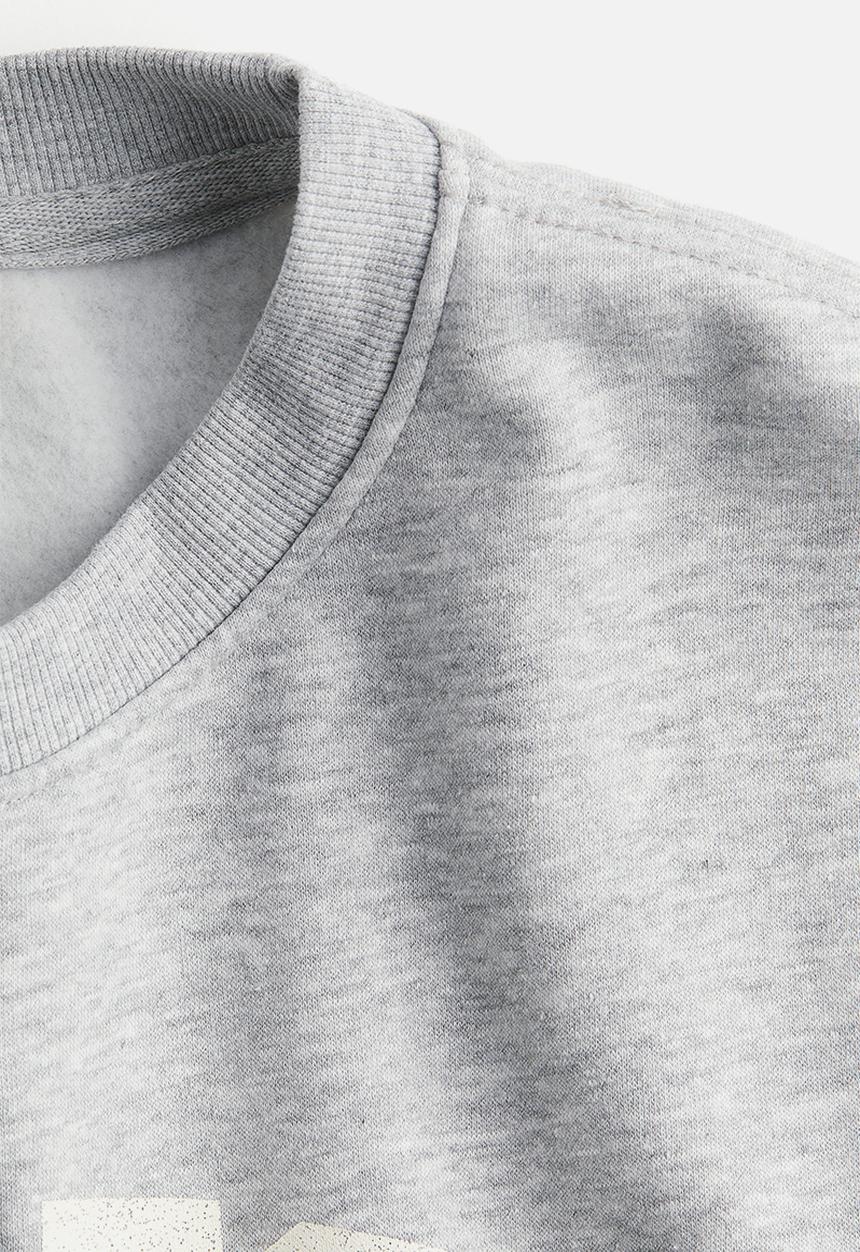 H&M - Crew-neck sweatshirt -  light grey marl/tribeca 