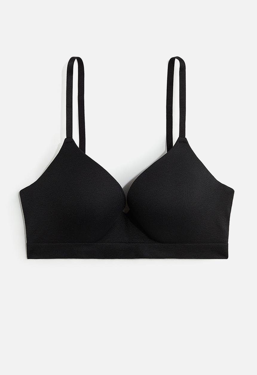 H&M - Seamless push-up-bra - black