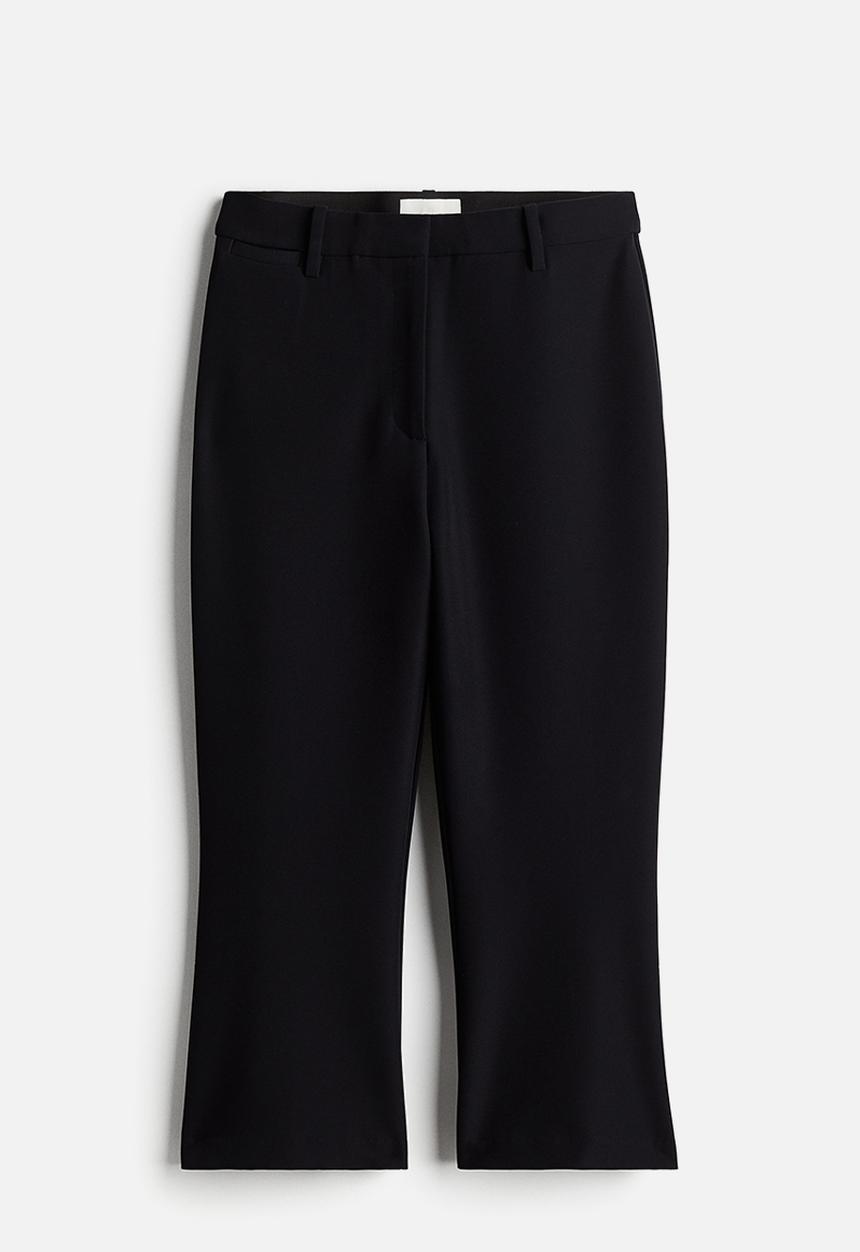 H&M - Tailored capri trousers - black