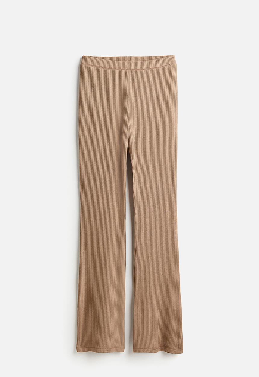 H&M - Flared trousers - beige