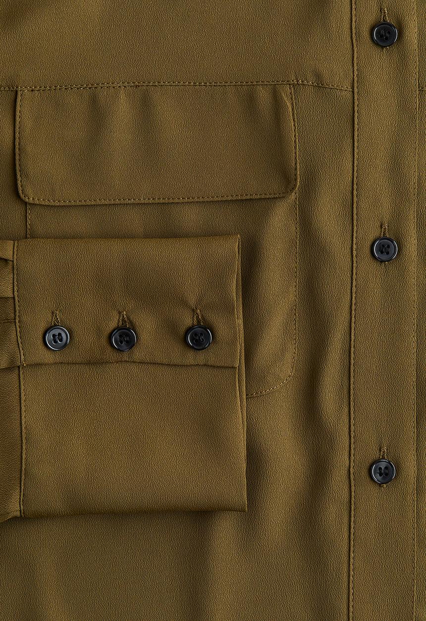 H&M - Crêpe shirt - green