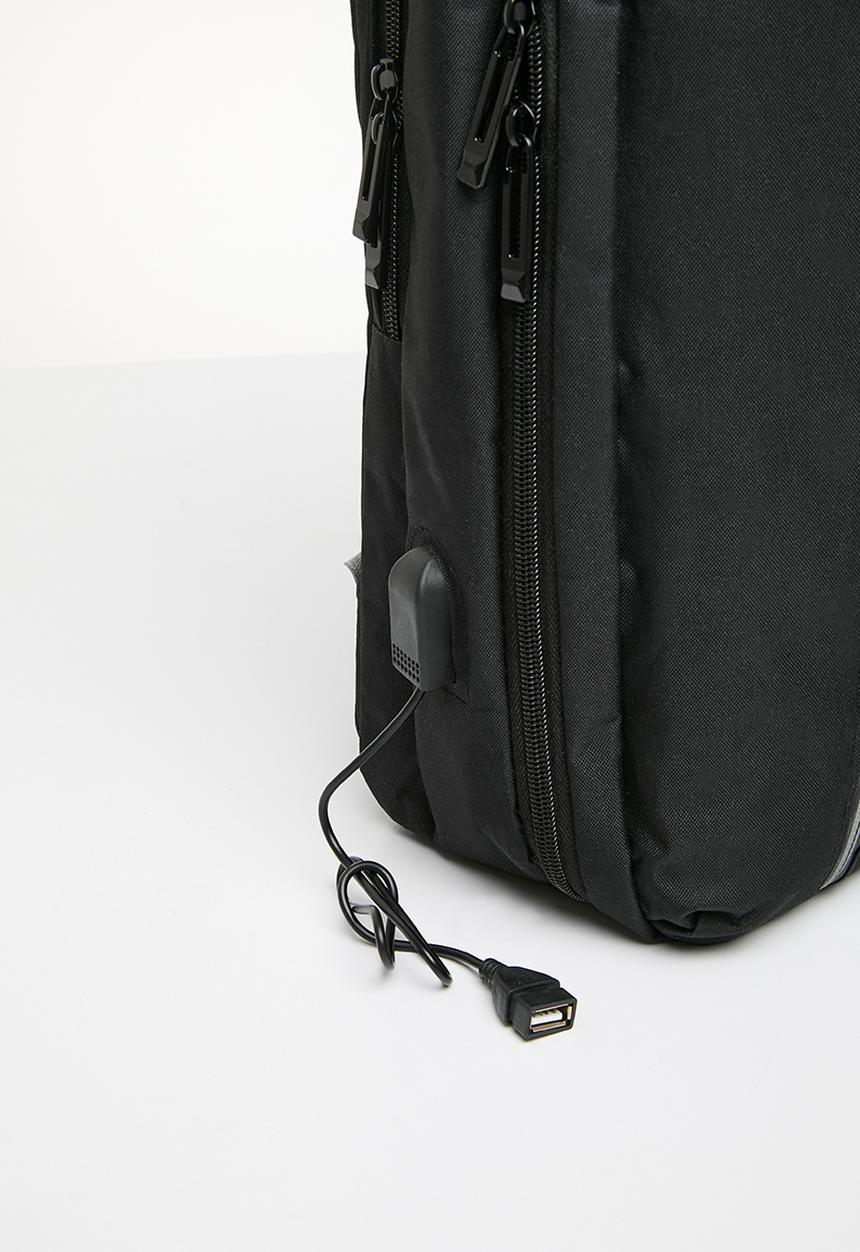 Sixth Floor - Savvy traveler backpack - black